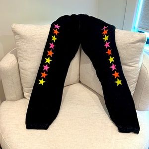 Hard Tail neon star joggers